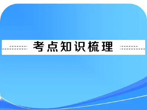 2015中考数学全景透视复习课件第08讲分式方程