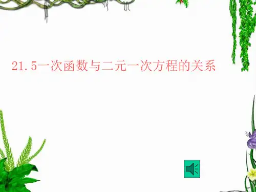 二元一次函数ppt