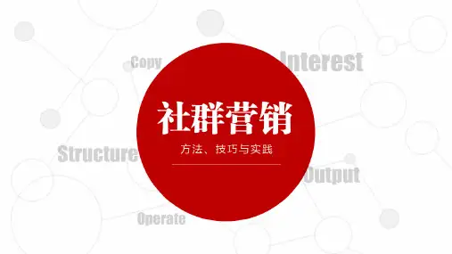《社群营销》PPT