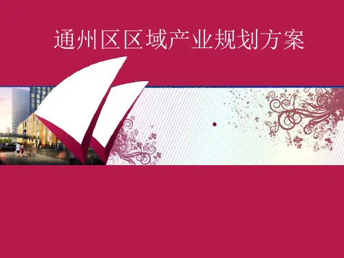 通州区区域产业规划方案47p