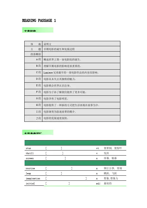 剑桥雅思6阅读解析
