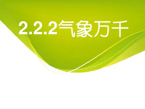 气象万千(同步课件)--2022-2023学年浙江省人教版人文地理七年级上册 (2)