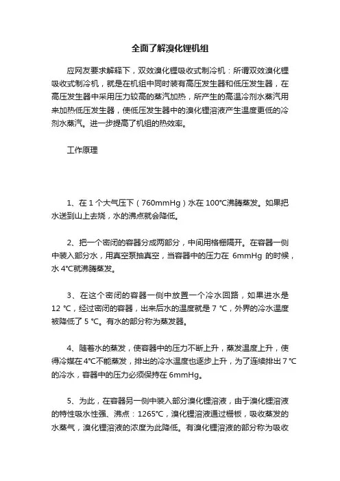 全面了解溴化锂机组