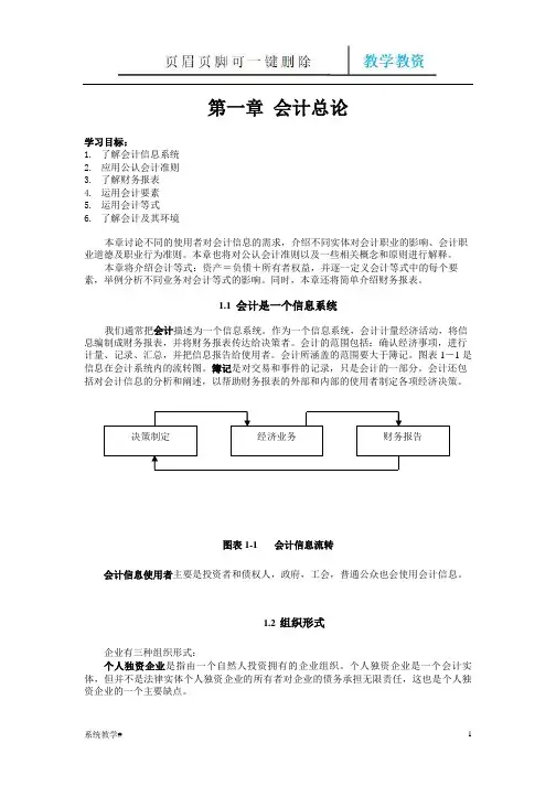 会计英语(第四版)(完整教资)