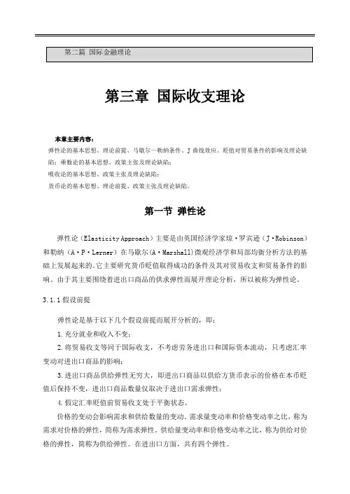 国际收支理论