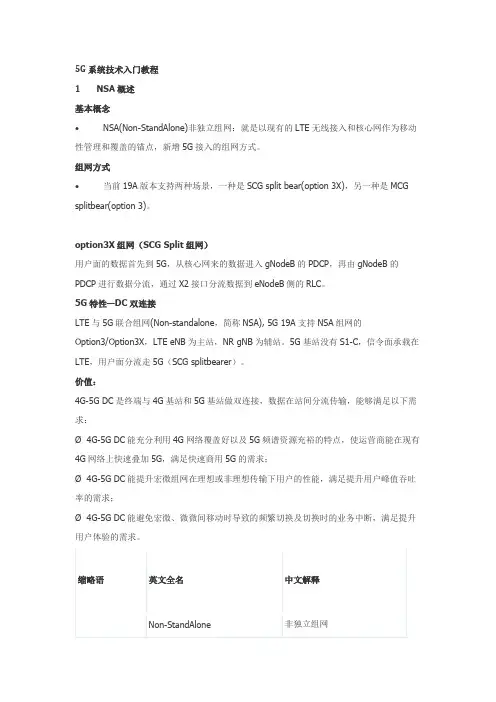 5G系统技术入门教程 