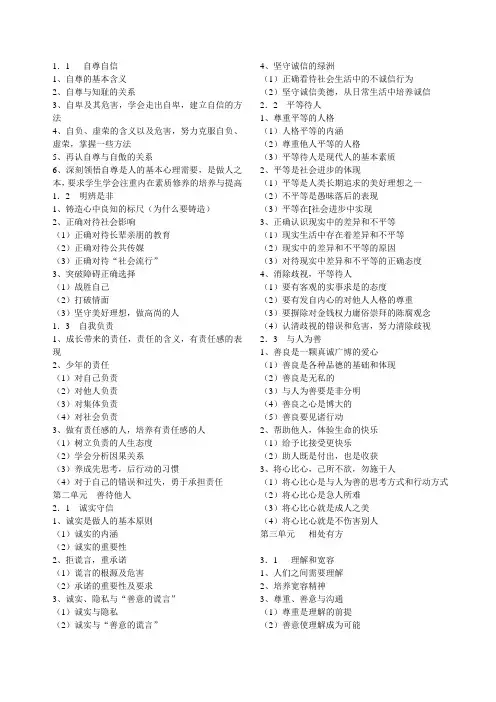 自尊自信
