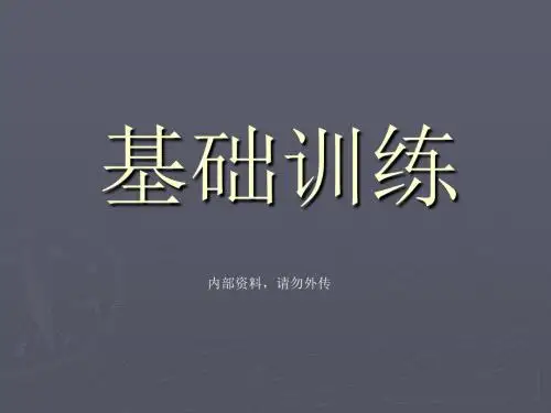 训狗基础科目 全