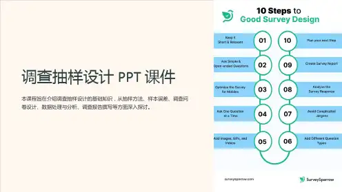 《调查抽样设计》课件