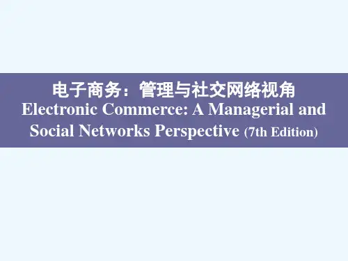 《教学分析》-Chap5从电子政务和电子学习到C2C