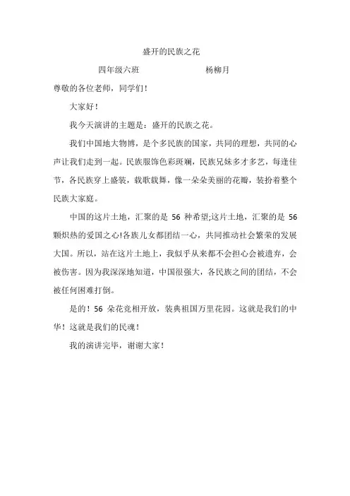盛开的民族之花6