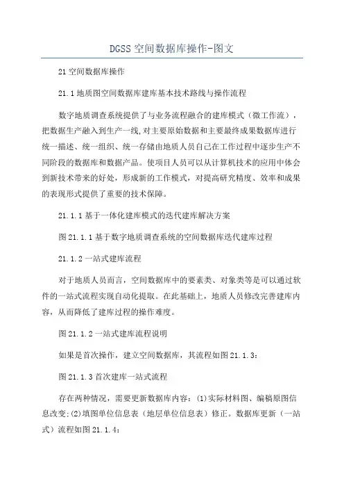 DGSS空间数据库操作-图文