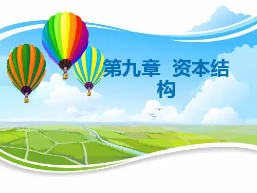 第九章  资本结构