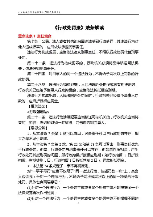 268663-《行政处罚法》法条解读