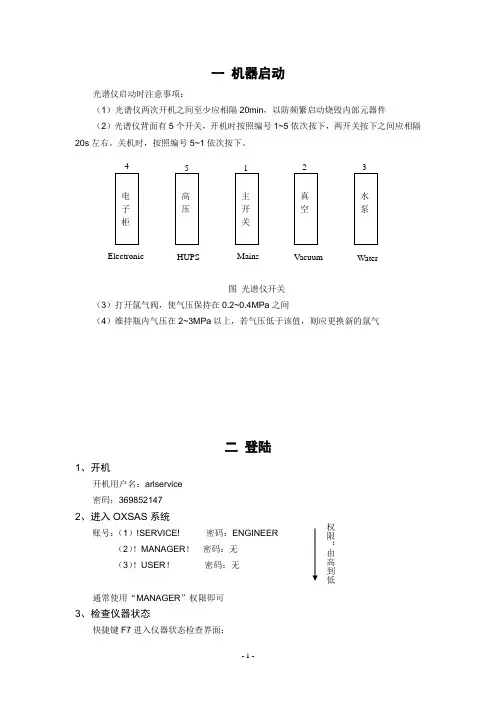 光谱仪使用说明1