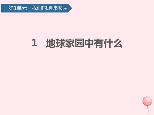 二年级科学上册我们的地球家园1地球家园中有什么课件教科版