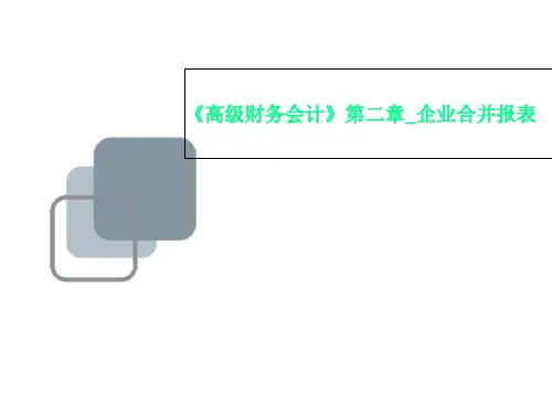 《高级财务会计》第二章_企业合并报表