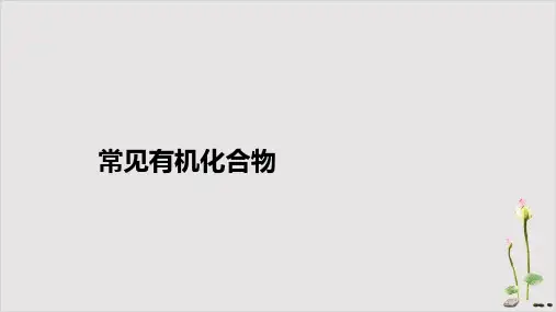 高三化学二轮复习：常见有机化合物课件