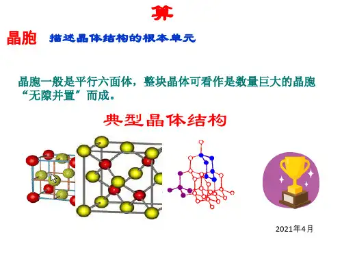 晶胞计算专题均摊法