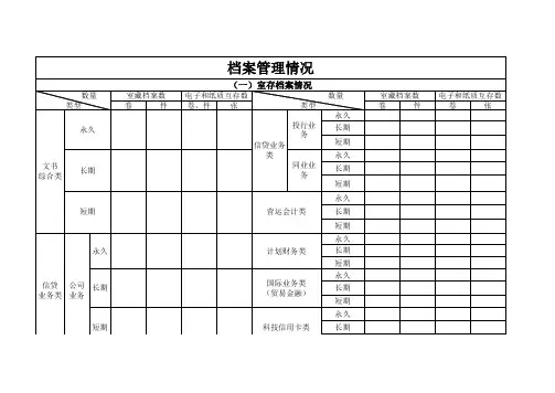 《各种统计表样式》
