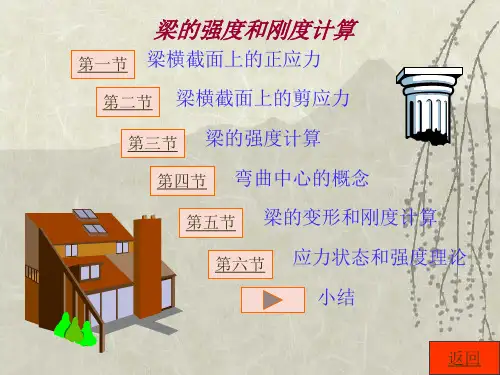 〖机械〗梁的强度和刚度计算