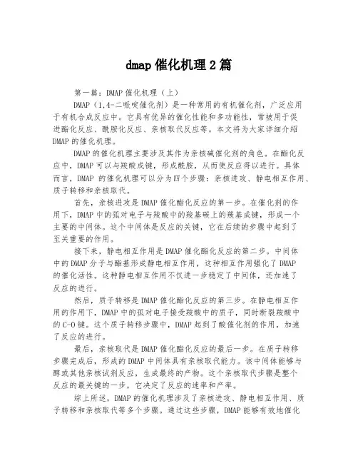 dmap催化机理2篇