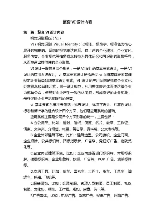 整套VI设计内容