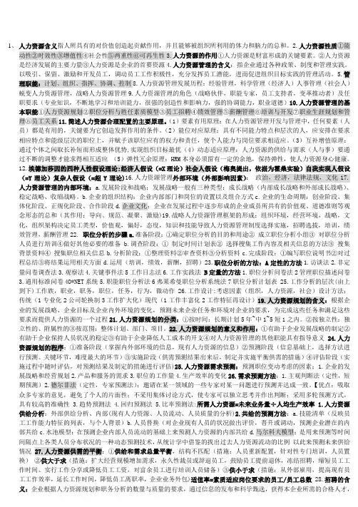 人力资源管理概论_董克用版