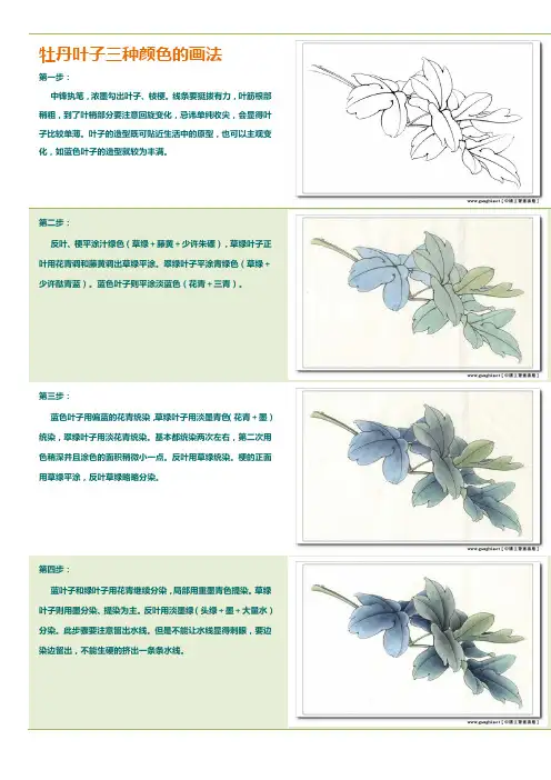 工笔画基础教程之二