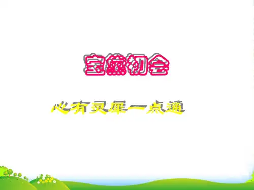 高中语文:311《宝黛初会》课件2语文必修3