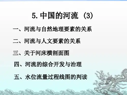 《中国的河流湖泊》PPT课件