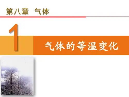 气体的等温变化精品PPT课件