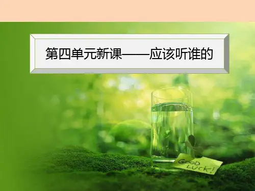 【阅读与写作】二年级暑假语文培优课件-4 作文课：应该听谁的-部编版