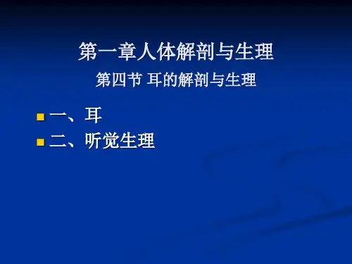 第四章 感觉器官2耳