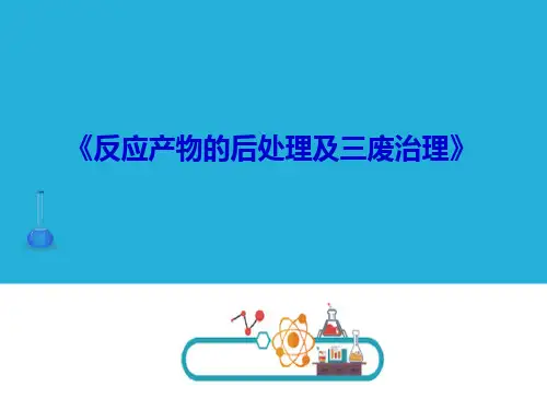 化工生产技术基础 反应产物的后处理及三废治理