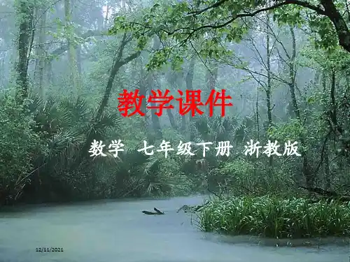 七年级数学下册 第3章 整式的乘除 3.3 多项式的乘法教学课件浙教级下册数学课件