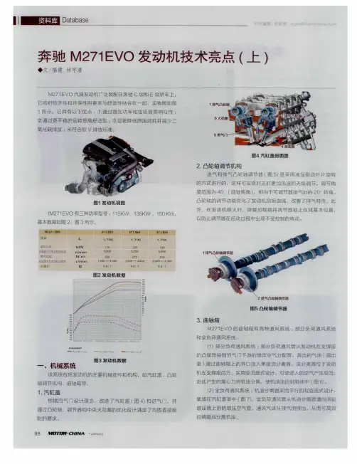 奔驰M271EVO发动机技术亮点(上)