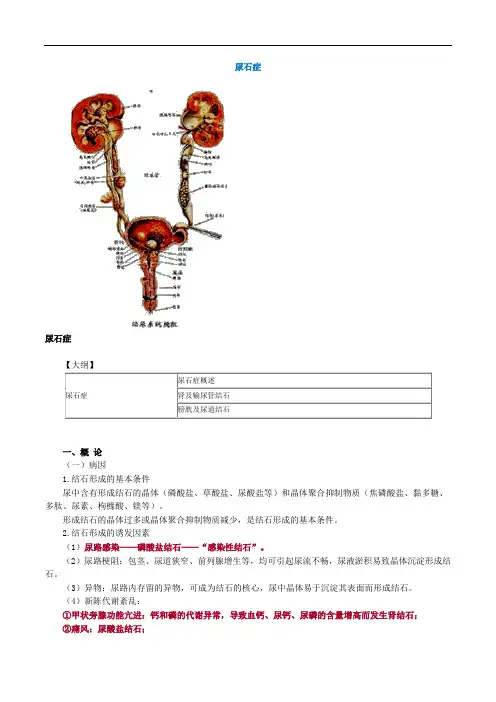 医学课件---尿石症