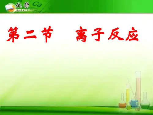 离子反应79 人教课标版精选教学PPT课件