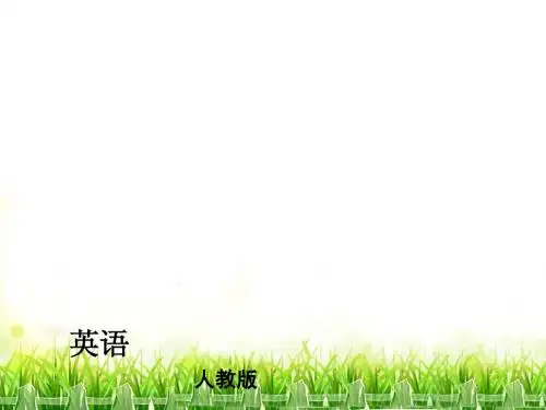 第1部分1--20课时—英语中考总复习—人教版