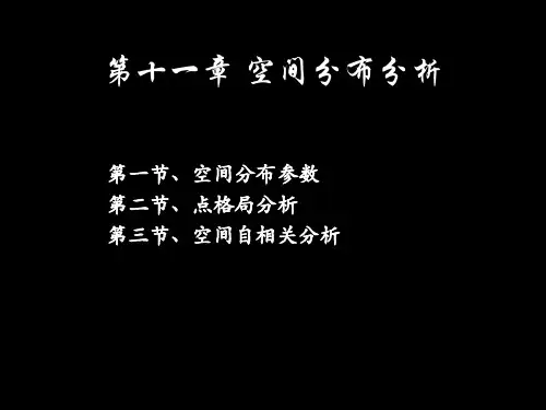 空间分布分析