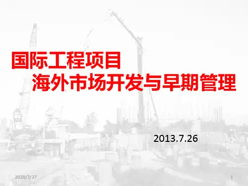 海外市场开发PPT课件