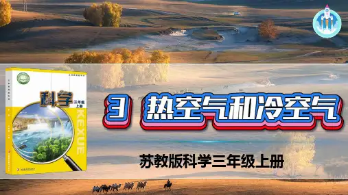 苏教版科学三年级上册3热空气和冷空气PPT课件