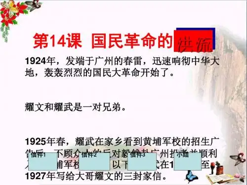 国民革命的洪流ppt10