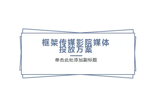 影院媒体投放方案
