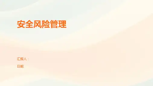 安全风险管理