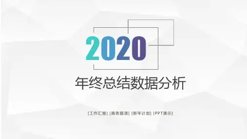 年终总结数据分析PPT