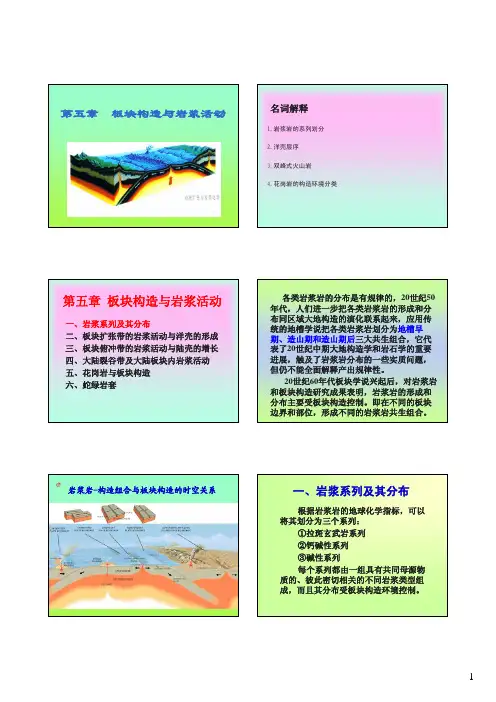 第五章板块构造与岩浆活动第五章板块构造与岩浆活动