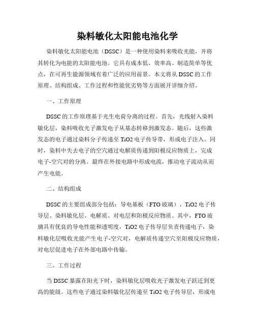 染料敏化太阳能电池化学