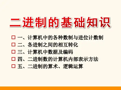 二进制ppt课件